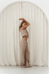 BASIC LINEN ELASTIC VEST